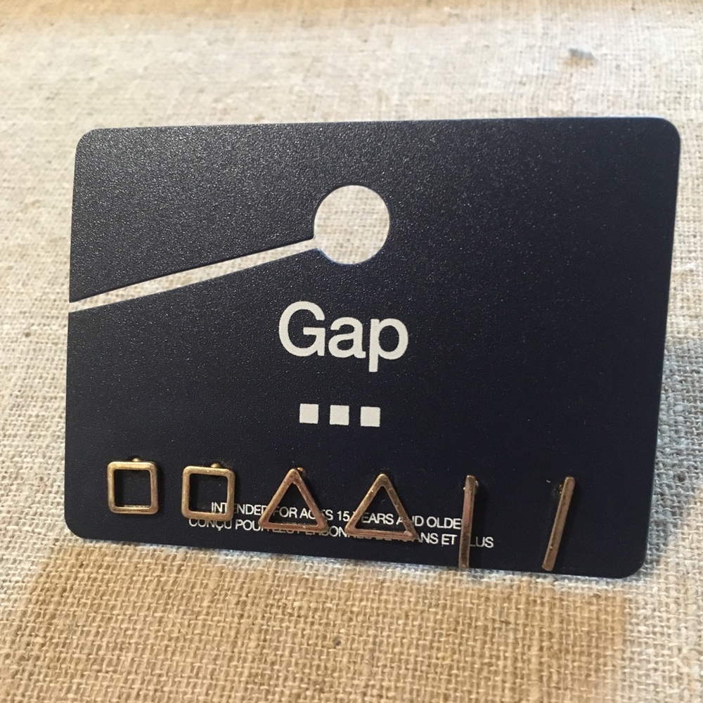 NWT Gap Brass Earring Set